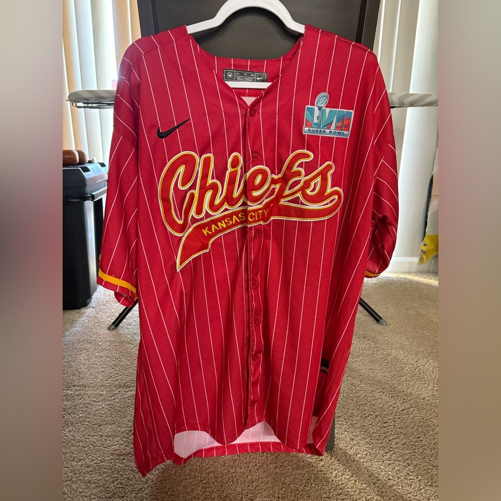 Nike Kansas City Chiefs baseball jersey